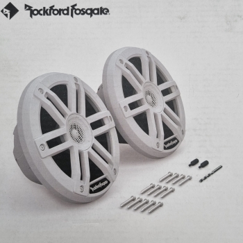 Preview: Rockford Fosgate M0-65 16,5cm Decken-Lautsprecher Marine Boxen Boot Bad M065 weiß 250 Watt